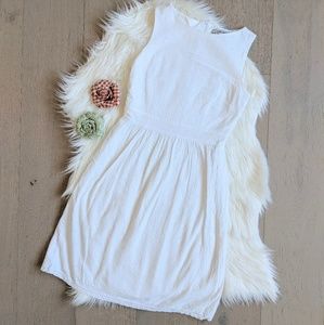 Zara white eyelet spring and summer dress